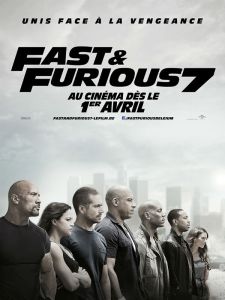 Affiche fast & furious 7