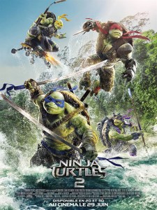 Affiche ninja turtles 2