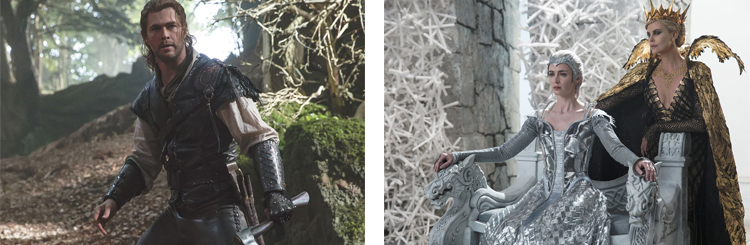 Photo le chasseur et la reine des glaces