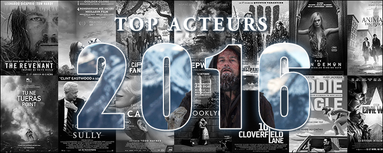 Top acteurs 2016